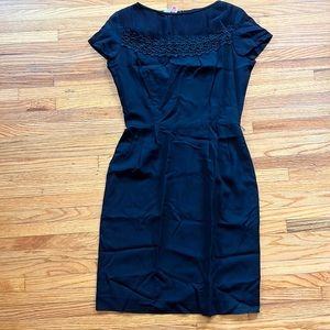 Vintage Rockabilly Pinup Black Wiggle Dress